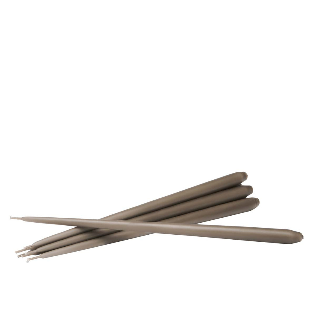 STOFF Nagel Kerzen 6er-Set Taupe