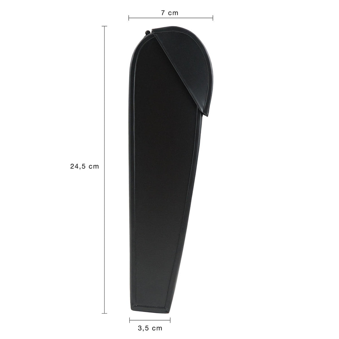 Bruka Design Kinder Briefkasten Mini Schwarz Matt