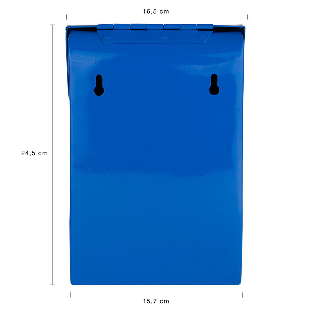 Bruka Design Kinder Briefkasten Mini Blau | 25 cm