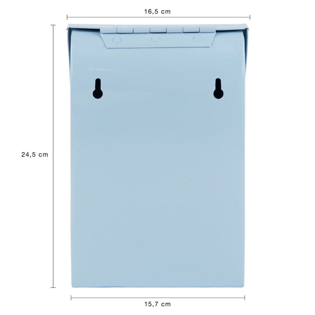 Bruka Design Kinder Briefkasten Mini Hellblau | 25 cm