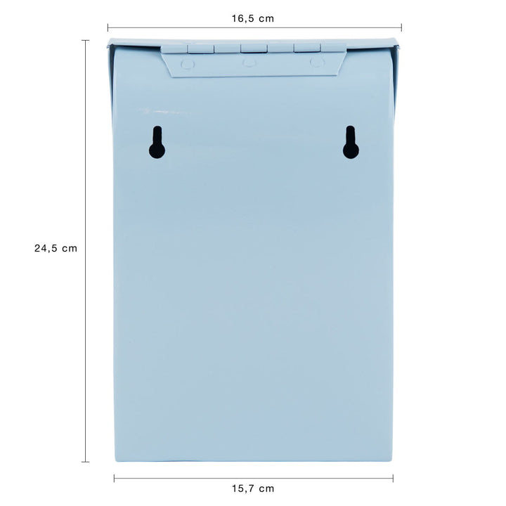 Bruka Design Kinder Briefkasten Mini Hellblau | 25 cm