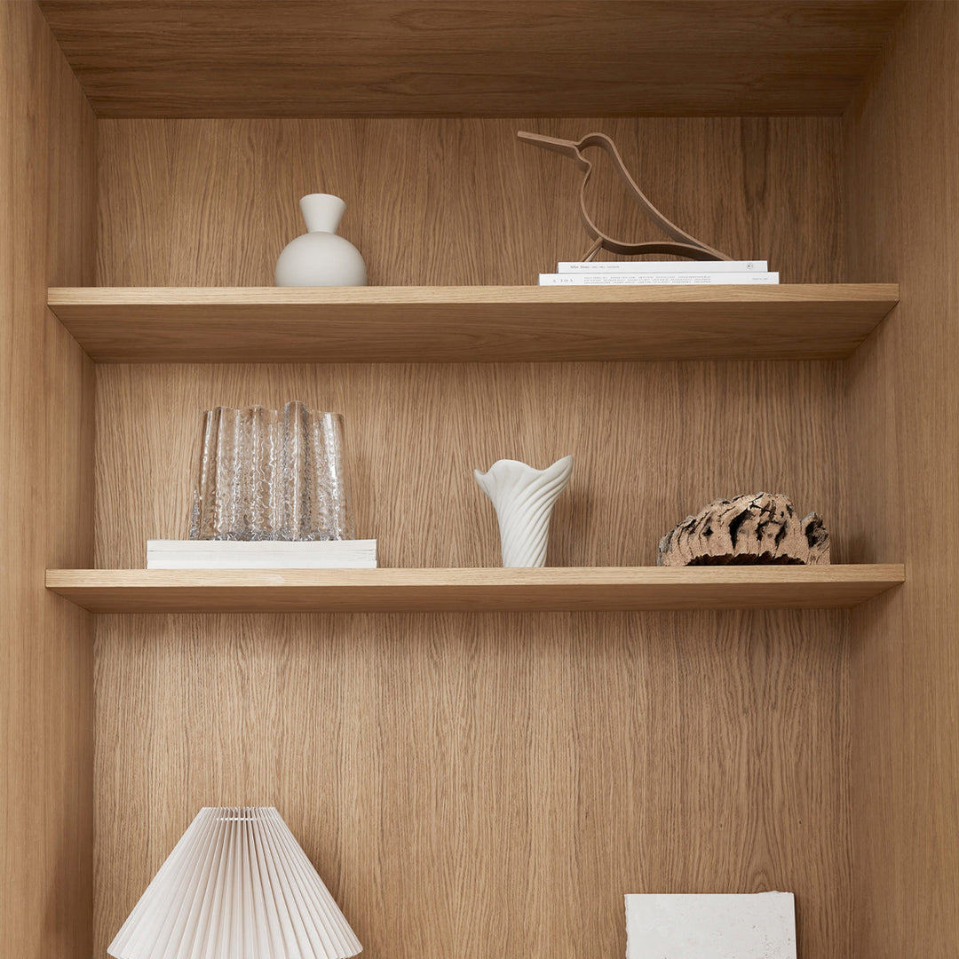 Cooee Design Vase Gry Wide Clear - 19cm