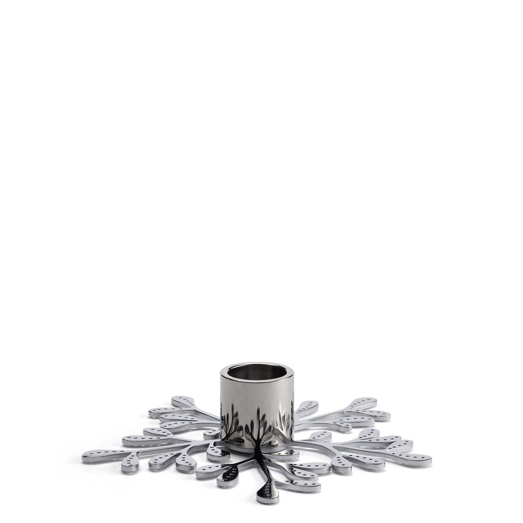 Cooee Design Mistletoe Kerzenhalter silber Edelstahl HI-059-01-SS