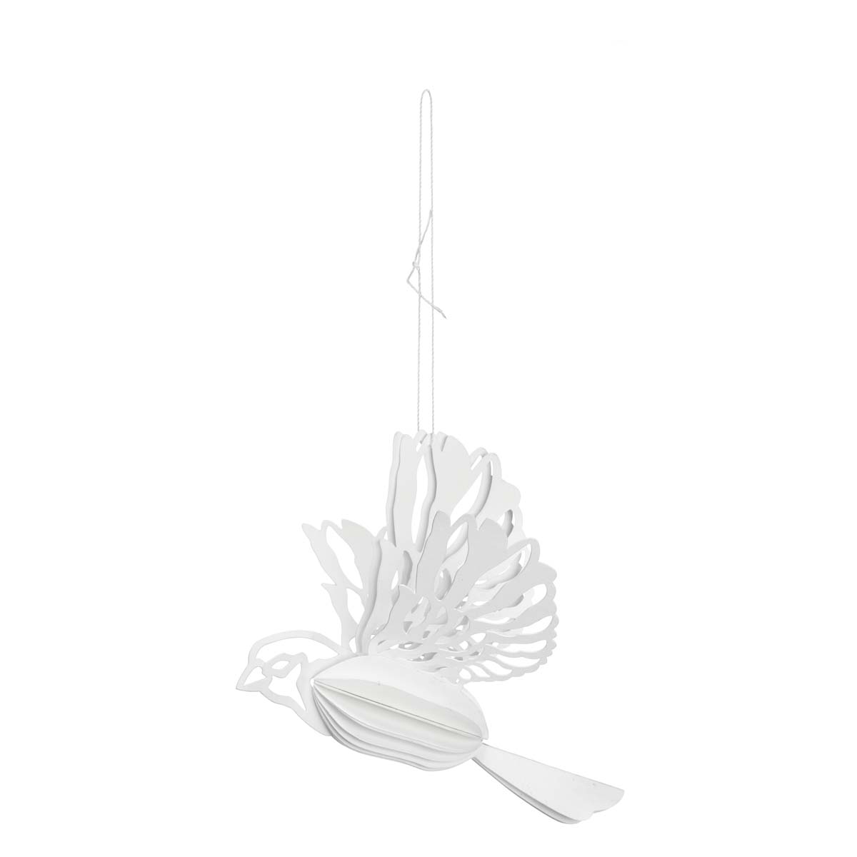 Cooee Anhänger Paper Bird Papiervogel Natural weiß SB-01-01-NA