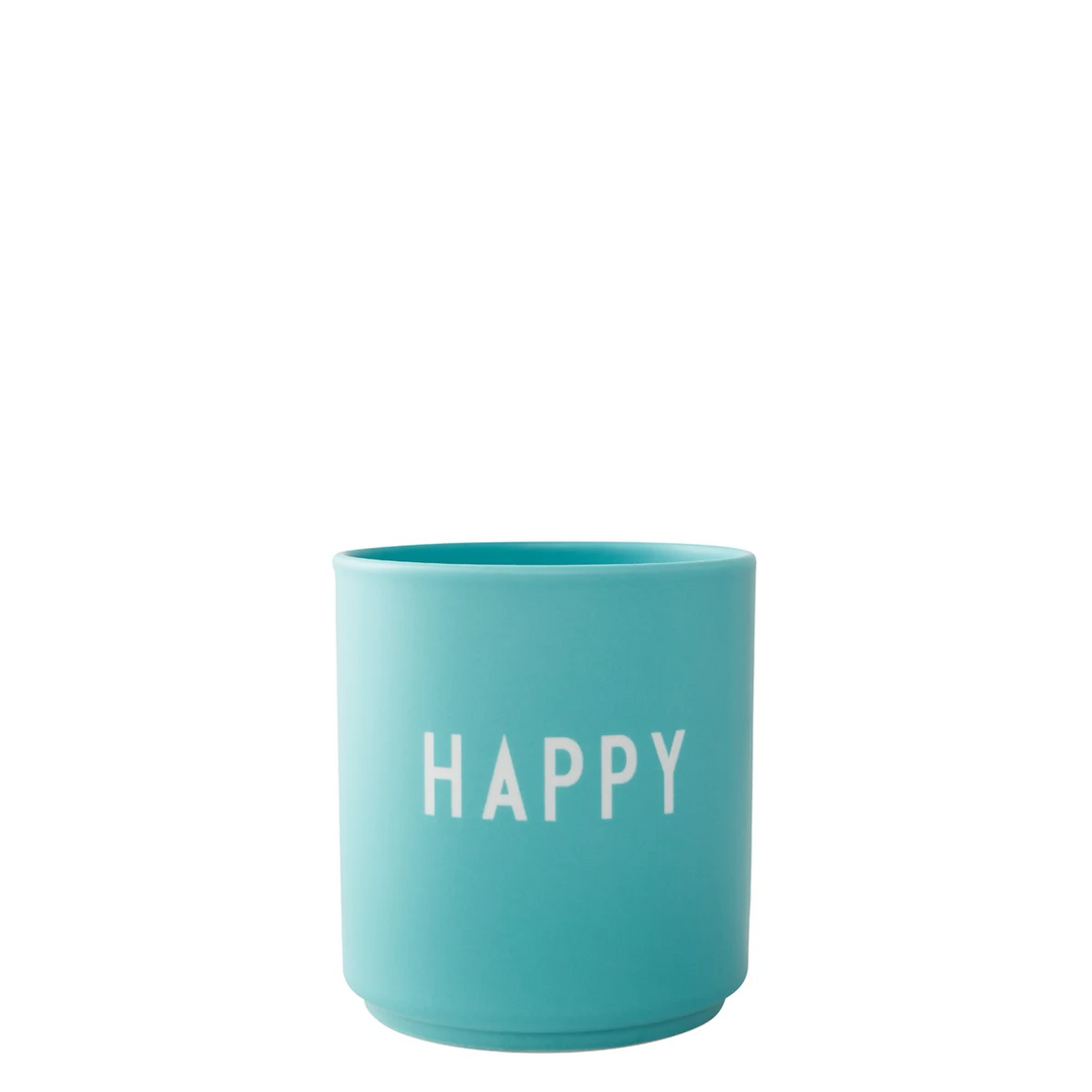 Design Letters Lieblingsbecher HAPPY - Aqua
