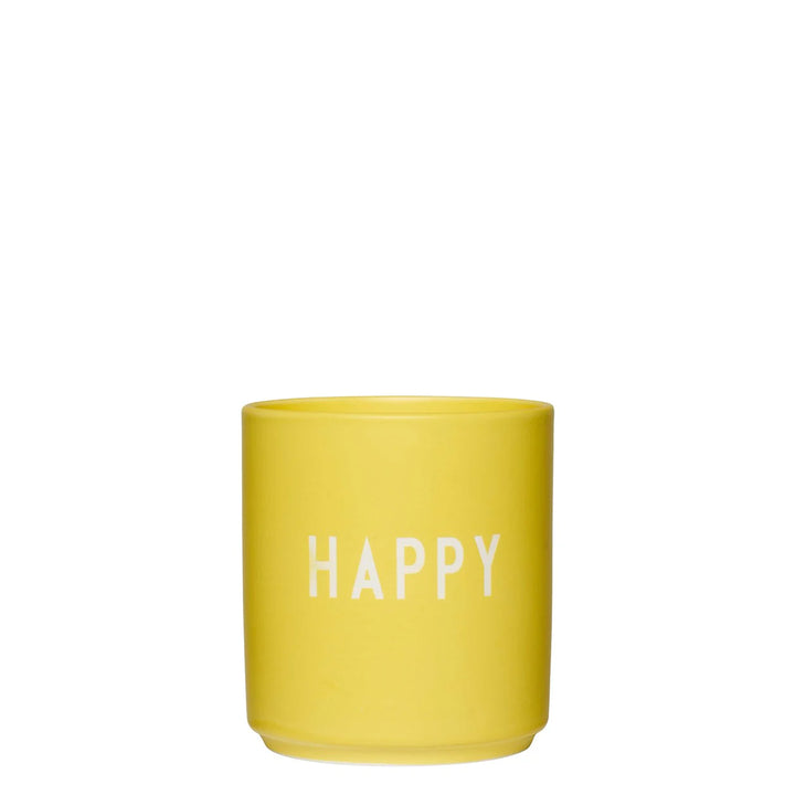 Design Letters Lieblingsbecher HAPPY - Gelb