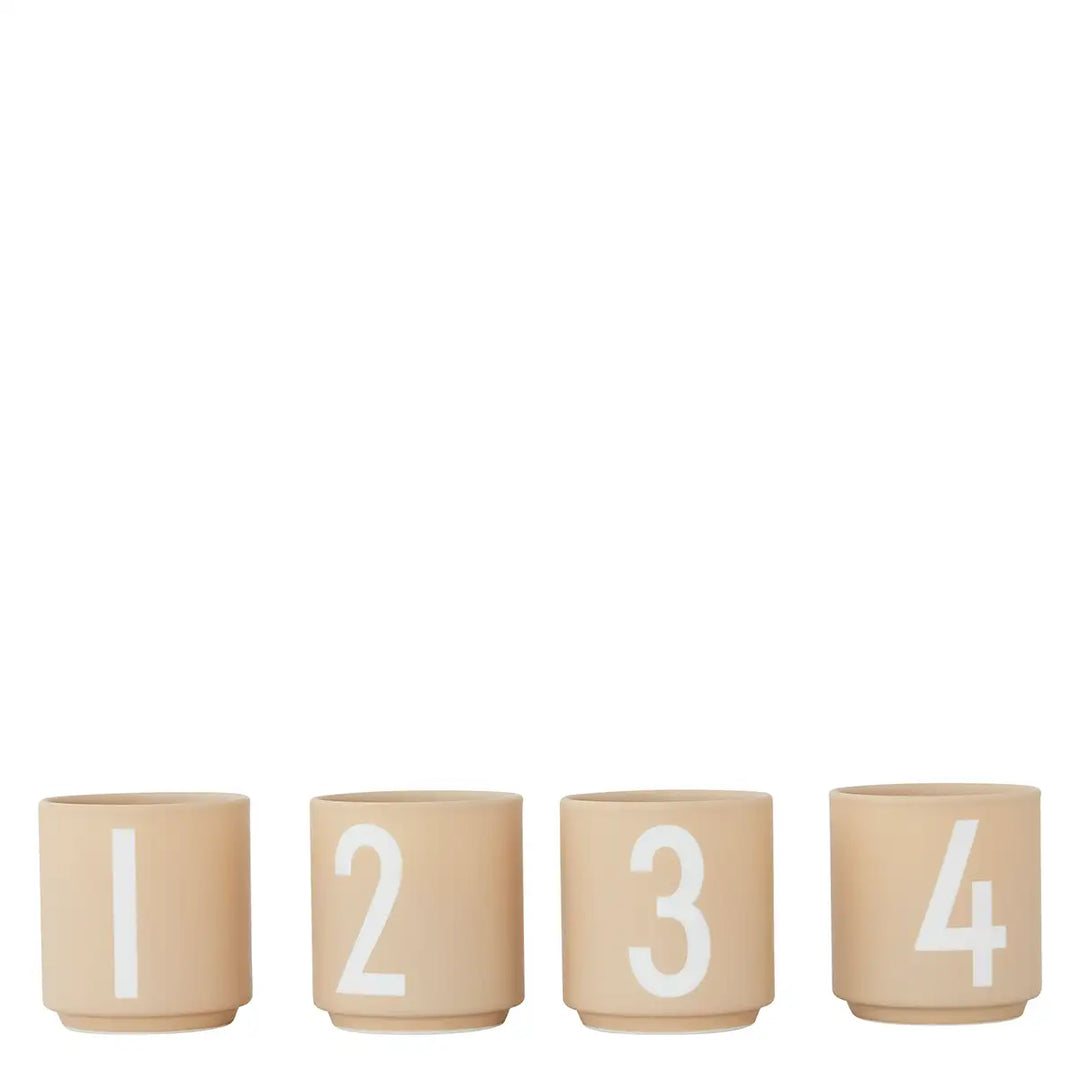 Design Letters Espressotassen Set - Beige