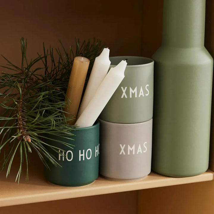 Design Letters Favourite Cup HO HO HO dunkelgrün