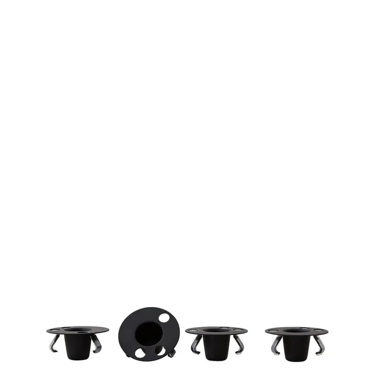 Design Letters Kerzenhalter Espressotassen schwarz