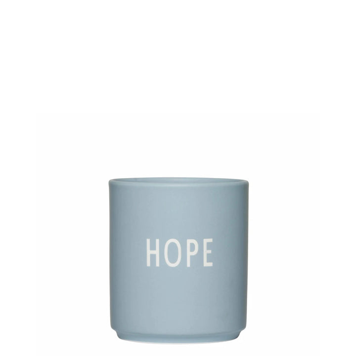 Design Letters Becher Hope hellblau Favourite Cup Lieblingsbecher