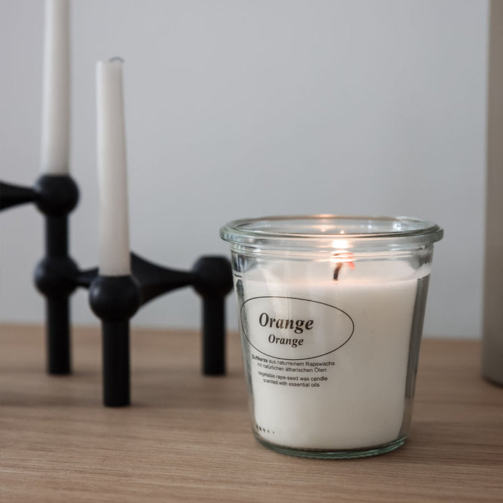 Duftkerze Rapswachs Orange