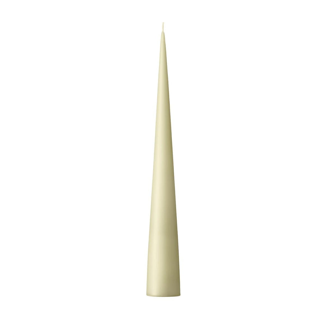ester &amp; erik Kegelkerze Light Linden Green Nr. 61