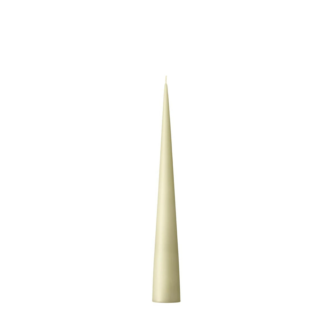 ester &amp; erik Kegelkerze Light Linden Green Nr. 61