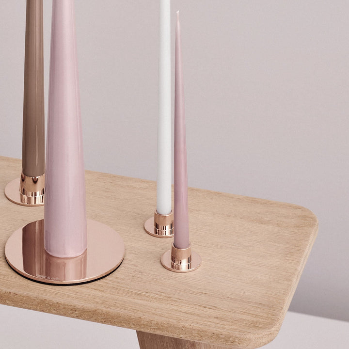 Ester &amp; Erik Kerzenhalter rosegold glänzend