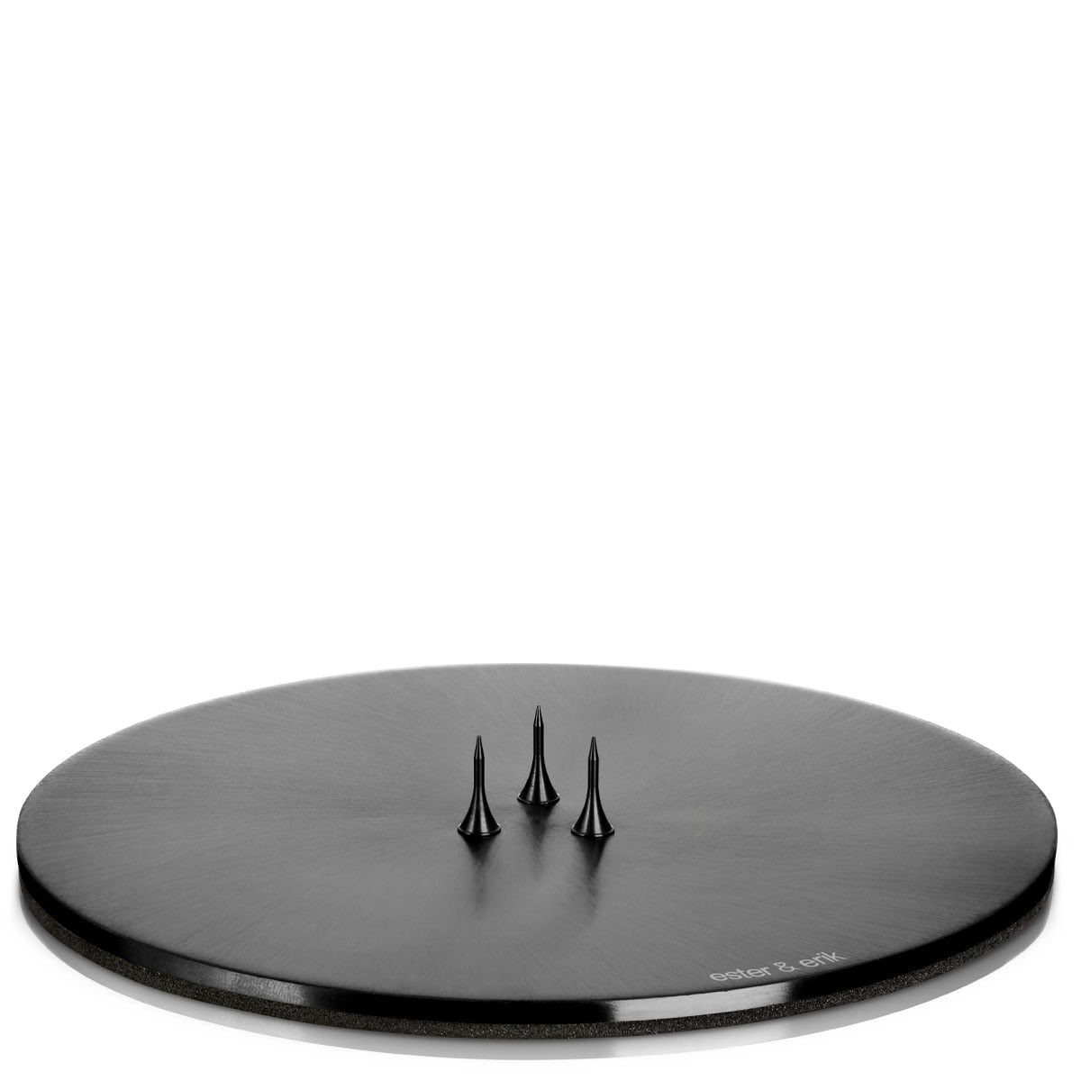 Ester&Erik Kerzenteller schwarz matt medium 12 cm