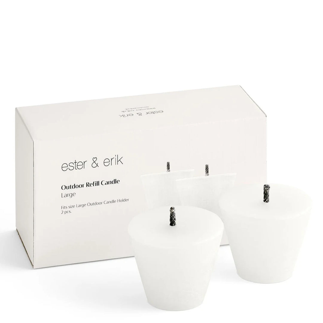 ester &amp; erik Outdoor Refill Candle Nachfüllpackung large groß