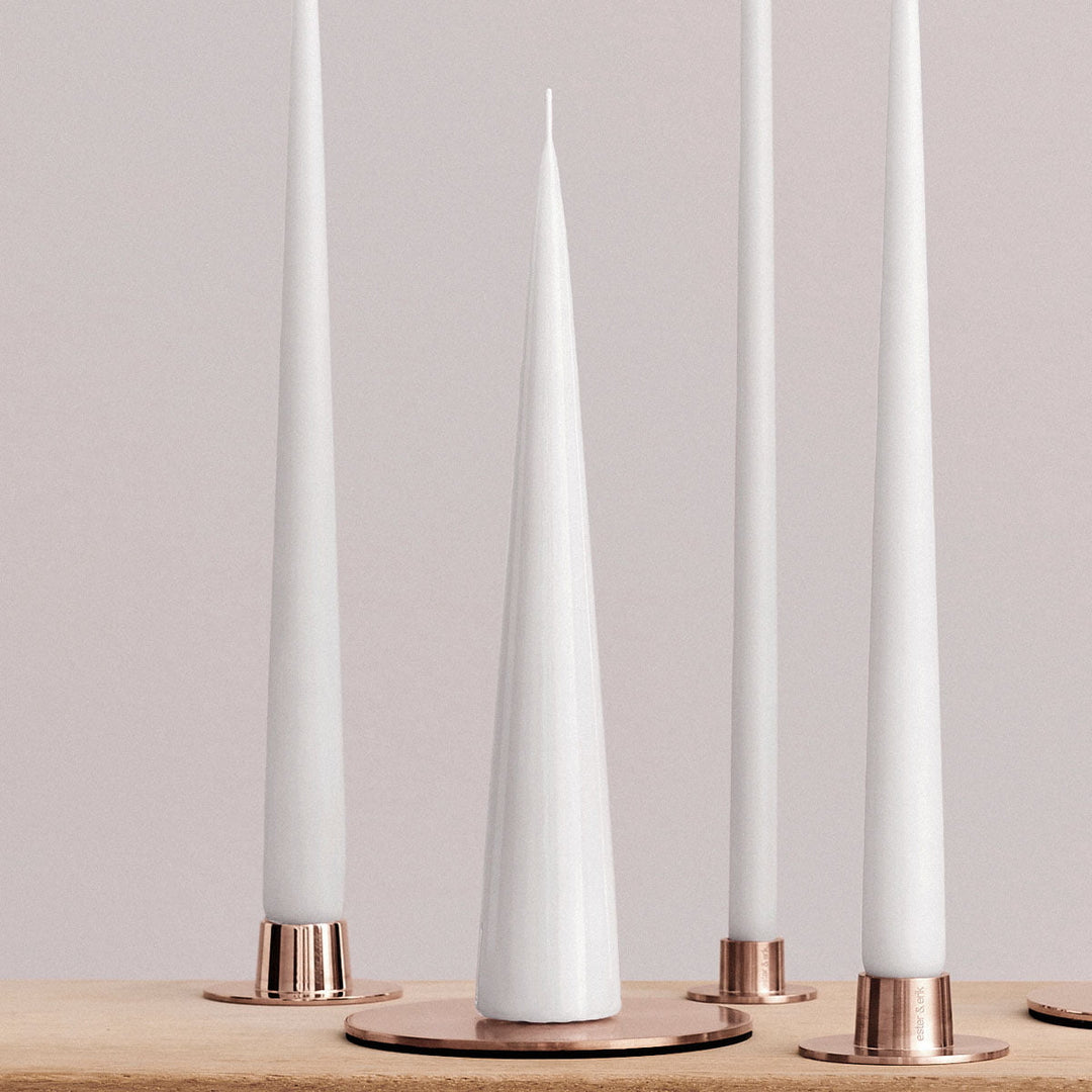 Ester &amp; Erik Kerzenteller rosegold
