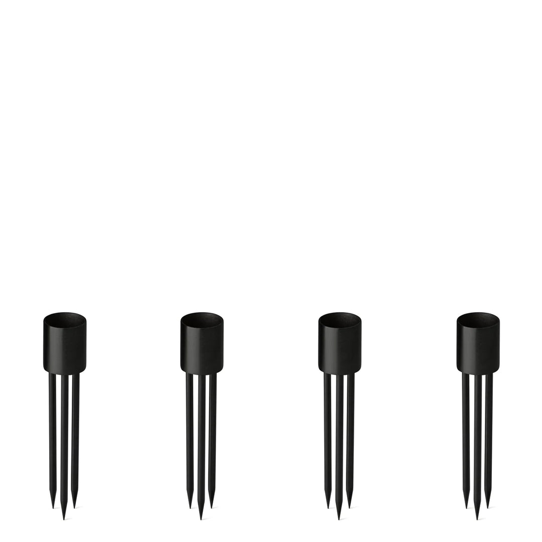 ester &amp; erik Steckkerzenhalter schwarz small 4er Set
