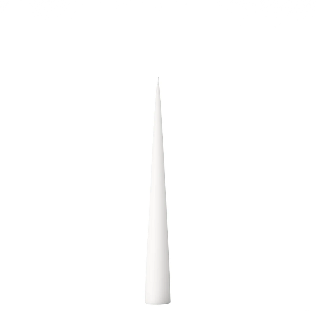 ester &amp; erik Kegelkerze - Pure White Nr. 31