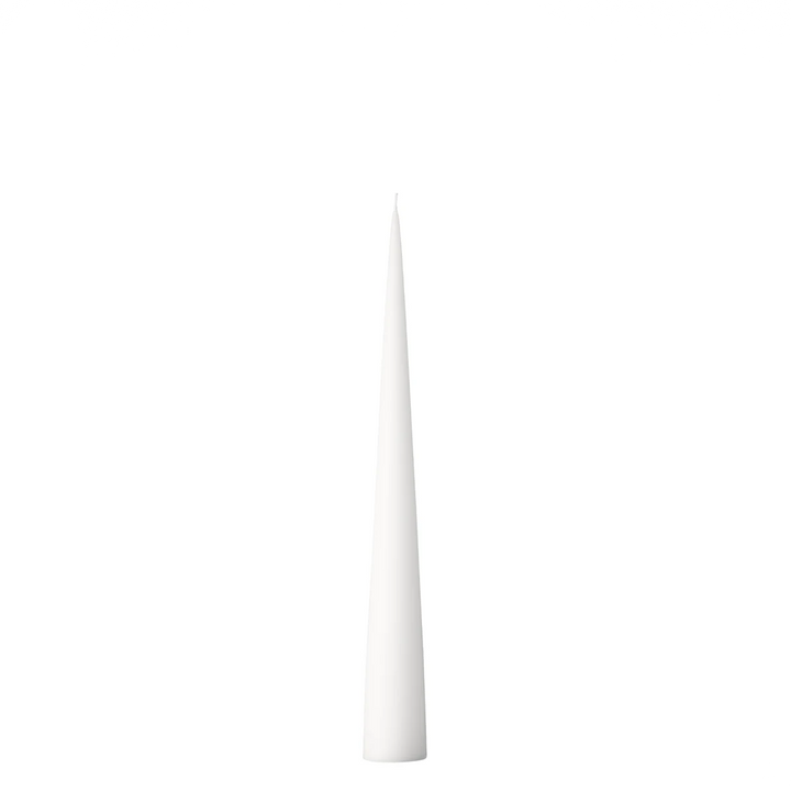 ester &amp; erik Kegelkerze - Pure White Nr. 31