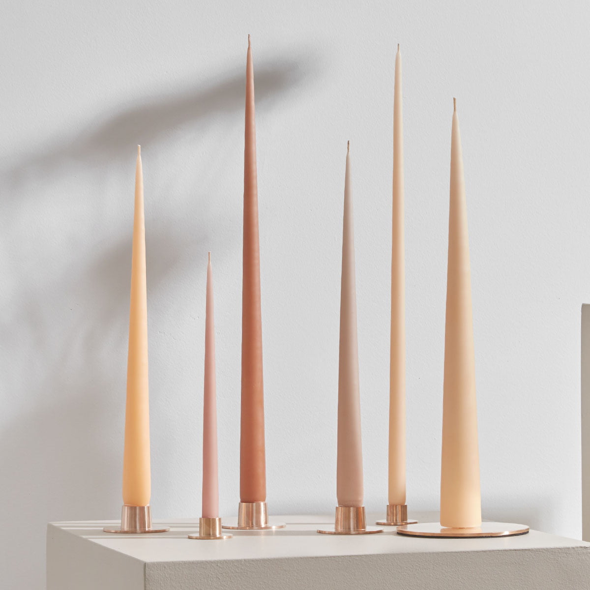 Kerzenhalter rosegold skandinavisch