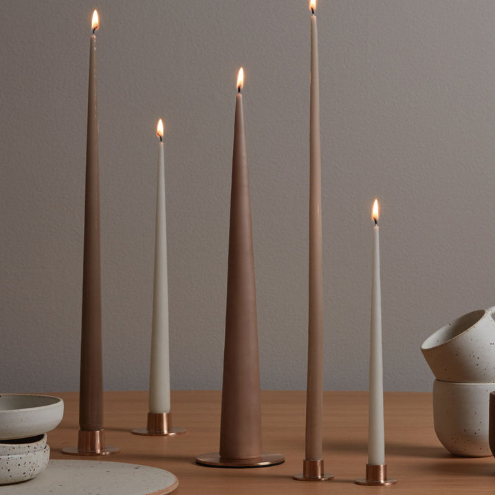 Kerzenplatte Ester &amp; Erik rosegold matt klein