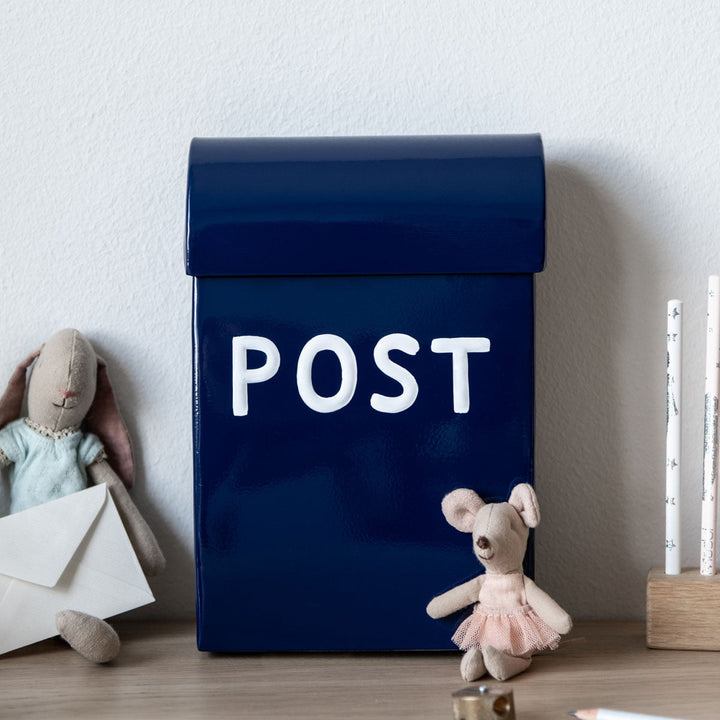 Kinderbriefkasten dunkelblau