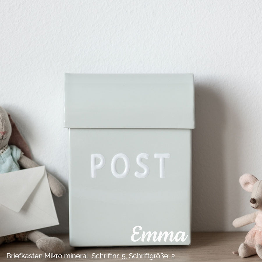 Kinderbriefkasten mit Namen