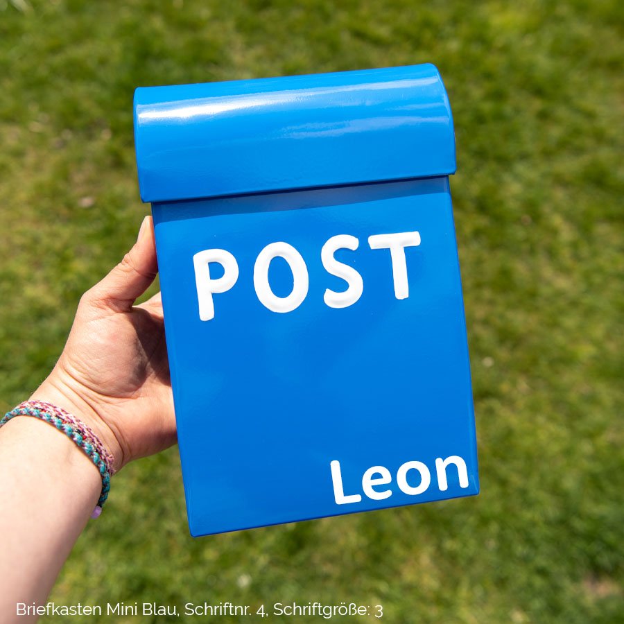 Namenssticker für Kinder-Briefkasten/Briefkasten