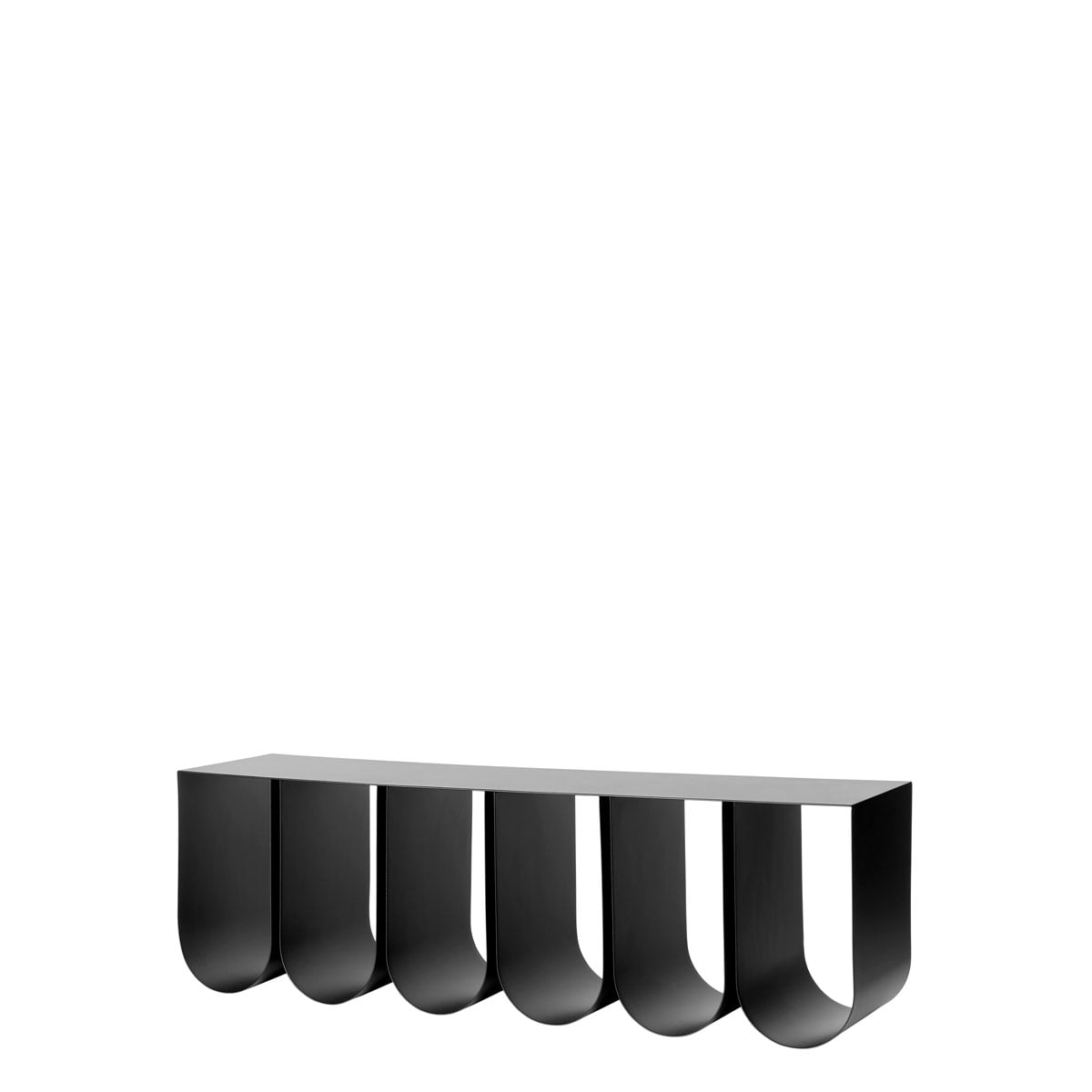 Kristina Dam Wandregal Curved schwarz