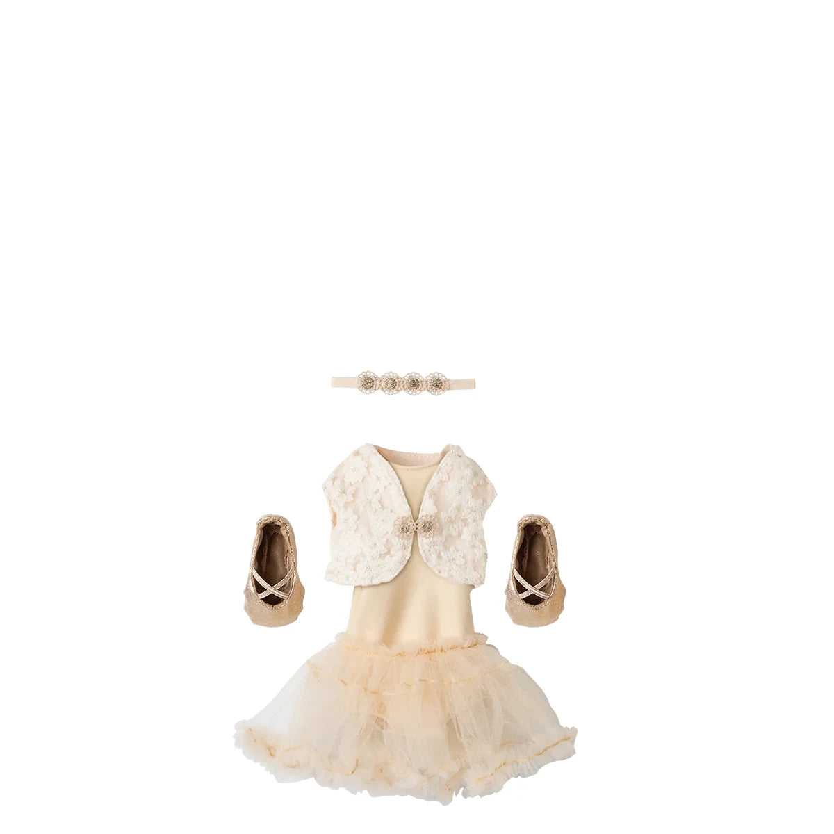 Maileg Ballettanzug Hasen Kaninchen Größe 3 creme gelb 16-5307-01