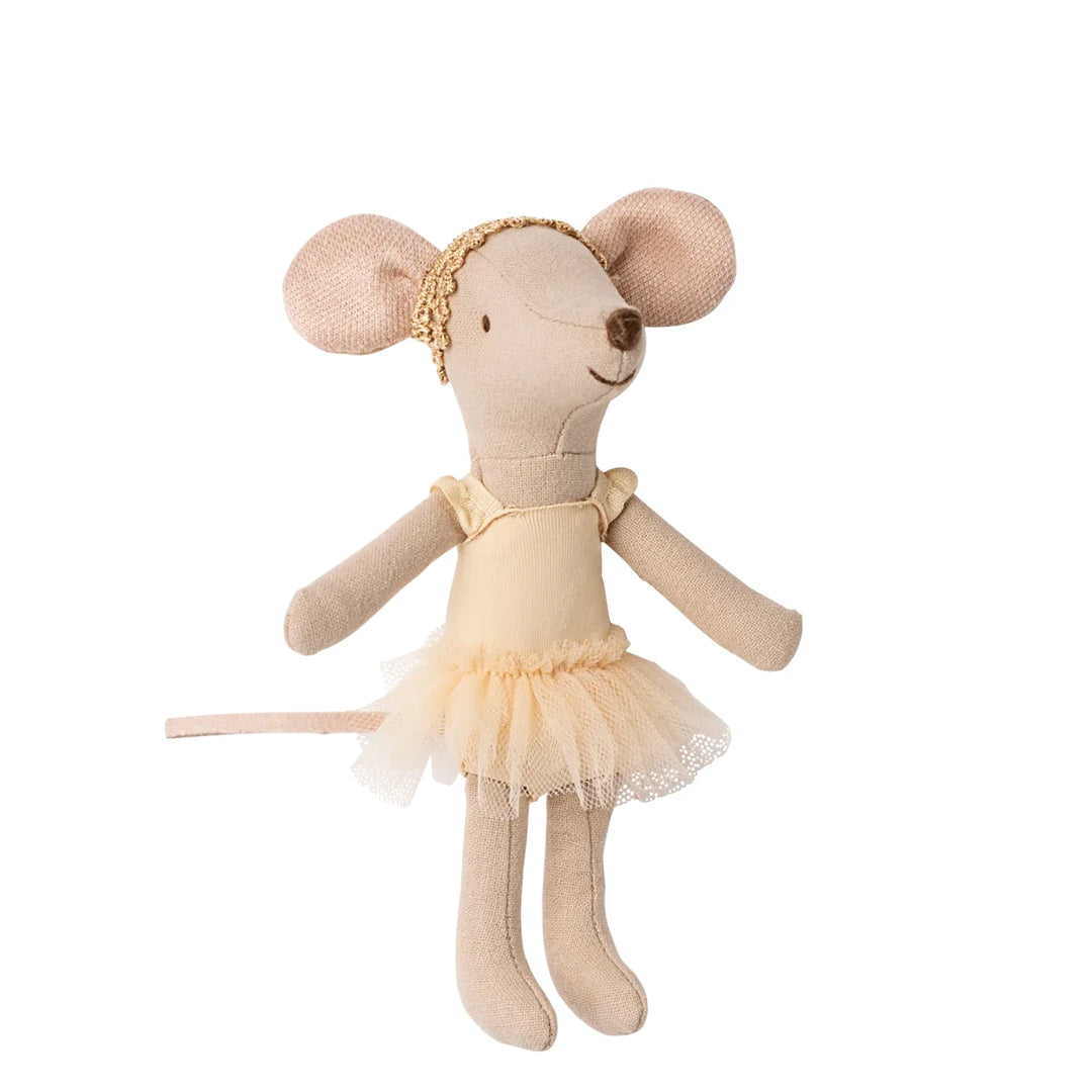 Maileg Balletttänzerin Maus Große Schwester gelb 17-5207-00