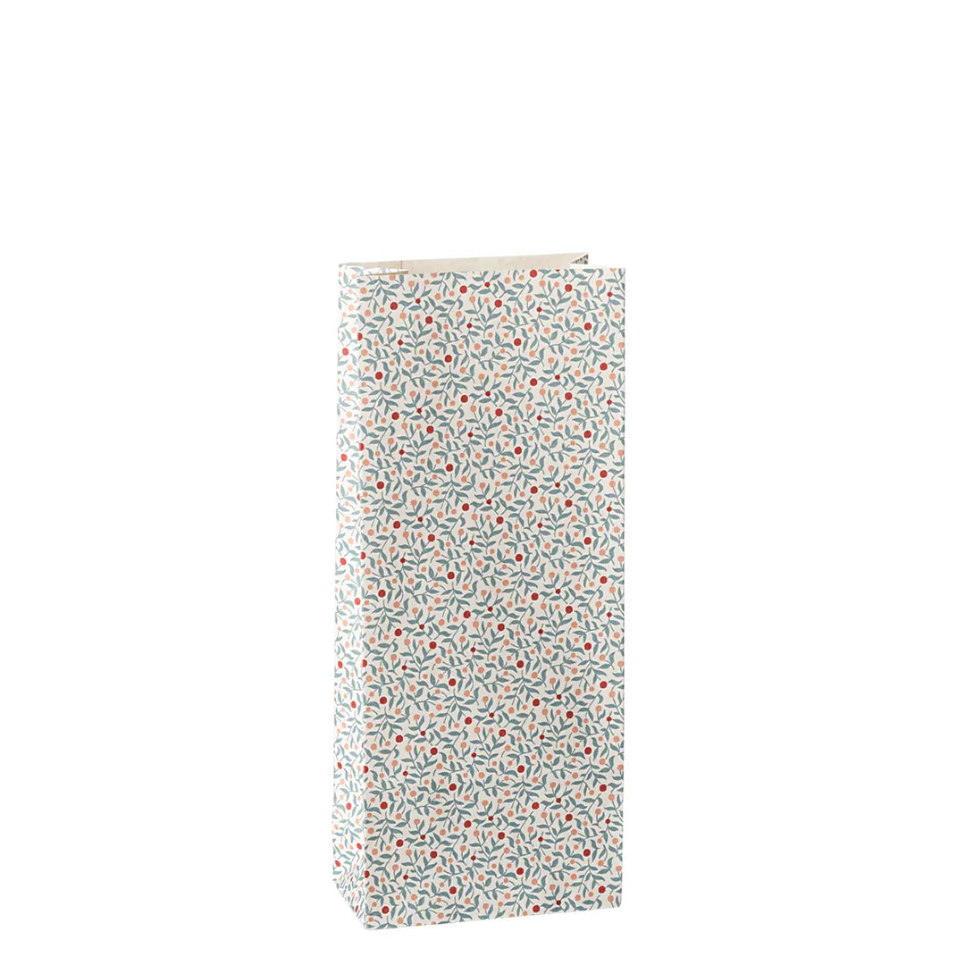 Maileg Geschenktüte Beerenzweige Dusty Blau- Mini, 10 x 24,5 cm