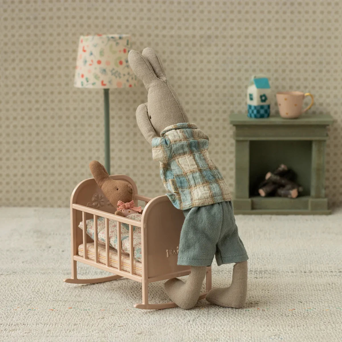 Maileg Hasenvater Baby Familie