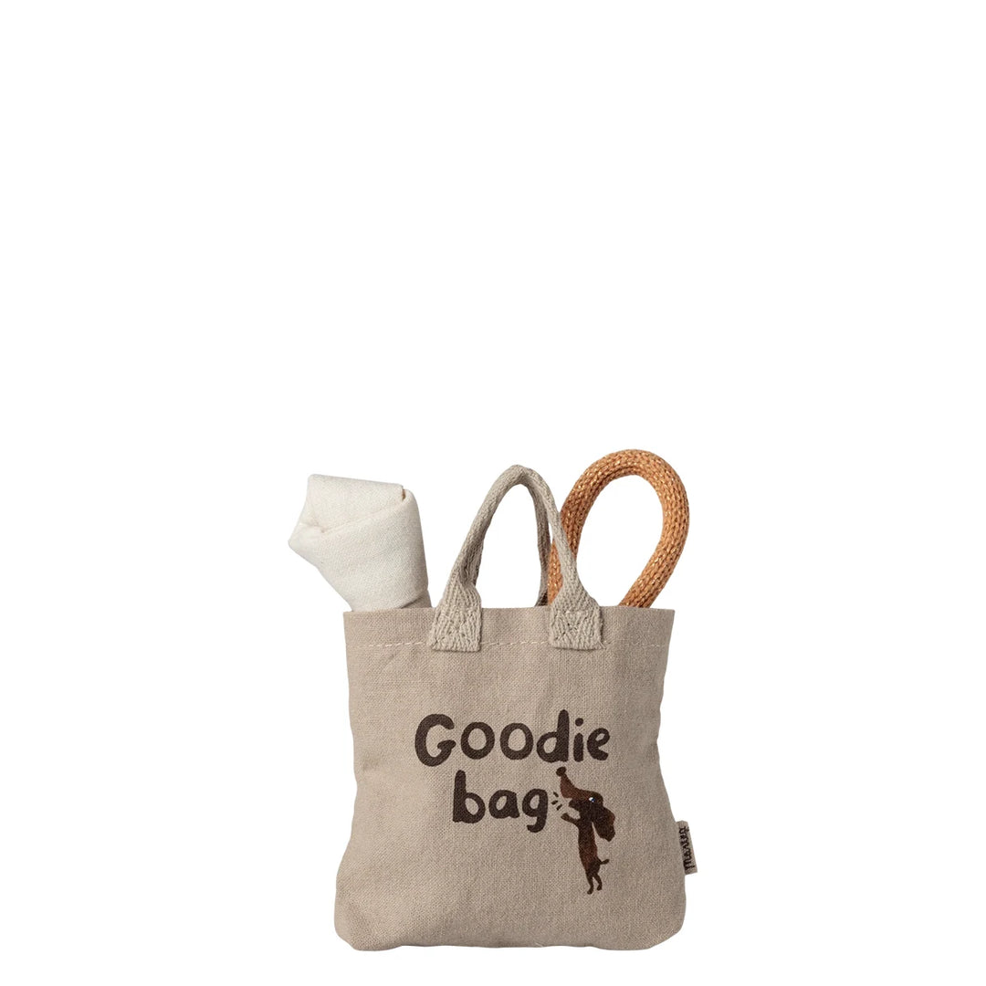 Maileg Hundetasche Knochen Ball Welpe klein