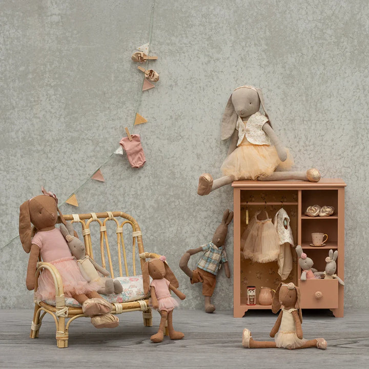 Maileg Zubehör Hasen Kaninchen Gr. 3 Holz Maileg Kleiderschrank Hasen Teddys Puppen groß 11-5005-00