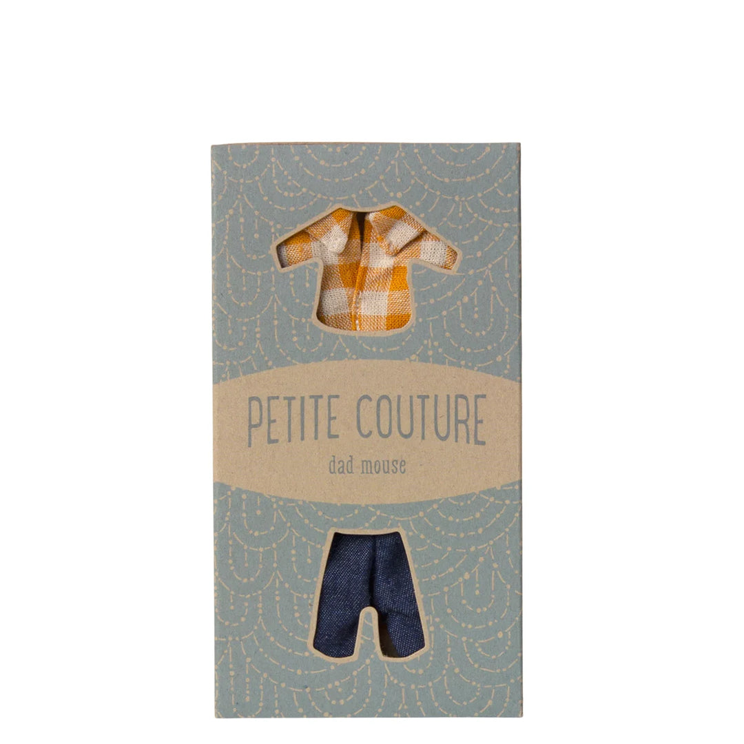 Maileg Kleidung Papa Maus Hemd Jeans Hose 17-5307-00