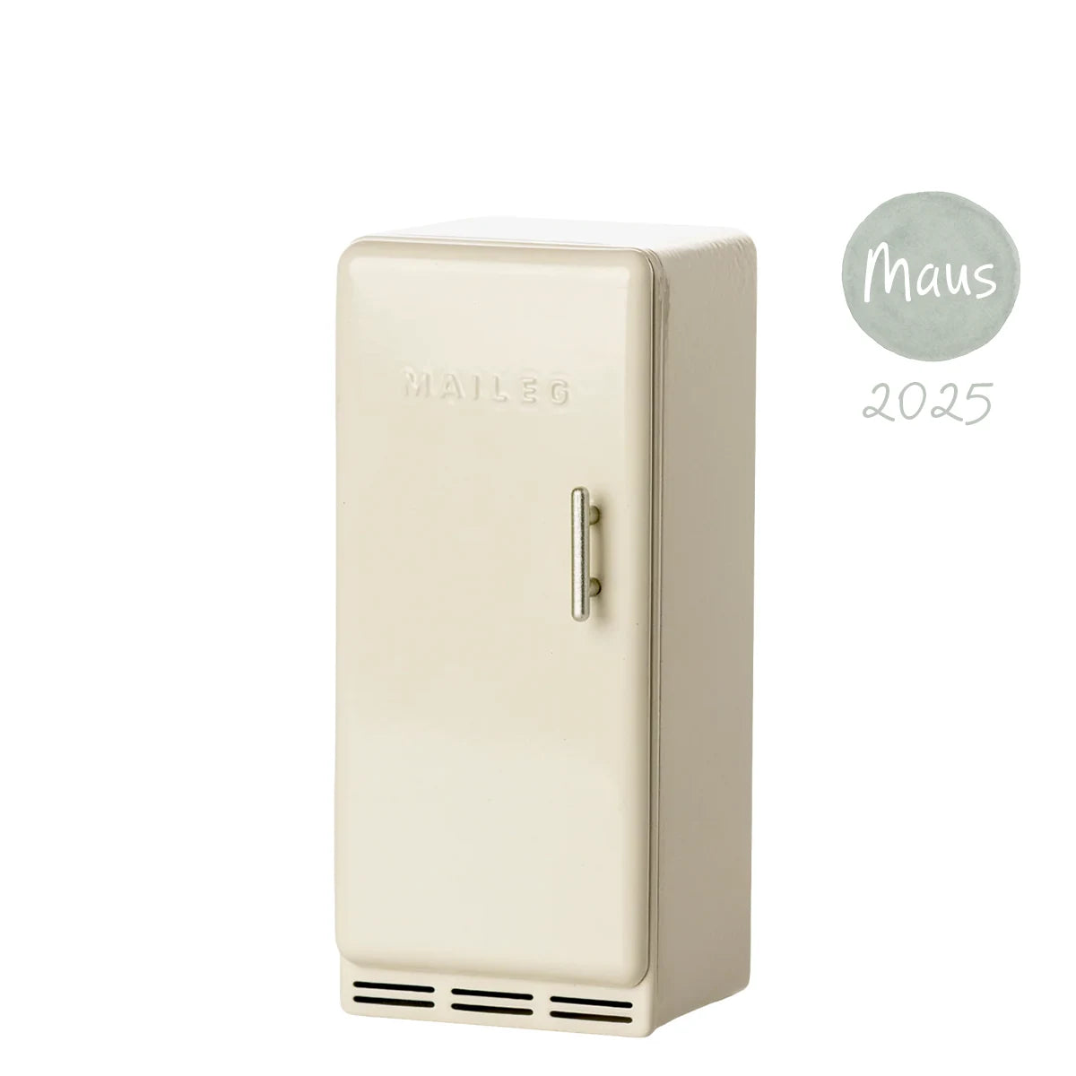 Maileg Kühlschrank Maus Metall Creme Weiß 11-5120-00