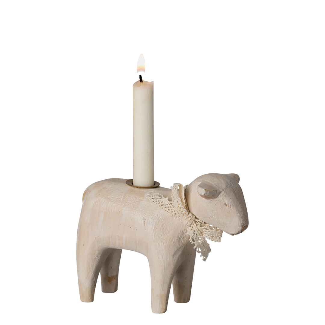 Maileg Kerzenhalter Lamm - Off-White