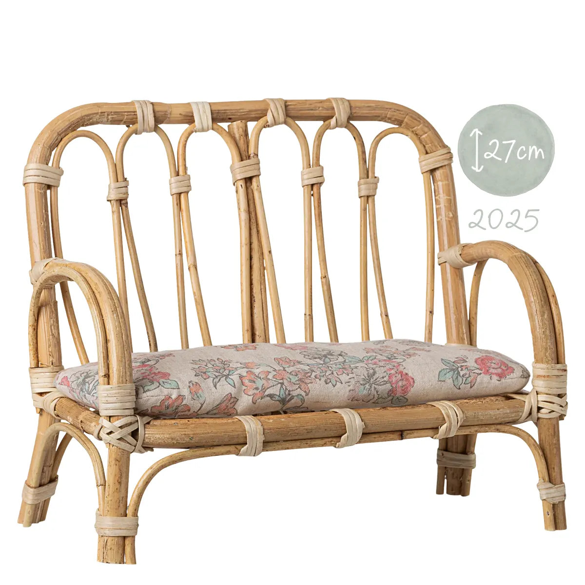 Maileg Rattan Bank Couch groß 11-5008-00