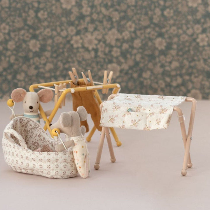 Maileg Wickeltisch Babymaus - Rose