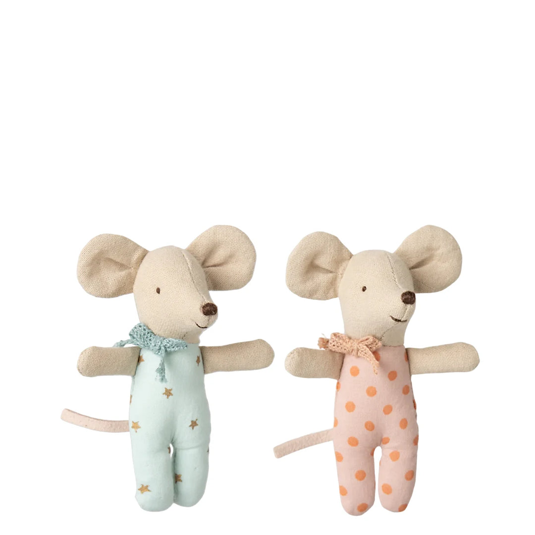 Maileg Zwillinge Babymäuse Streichholzschachtel 2025 17-5000-00