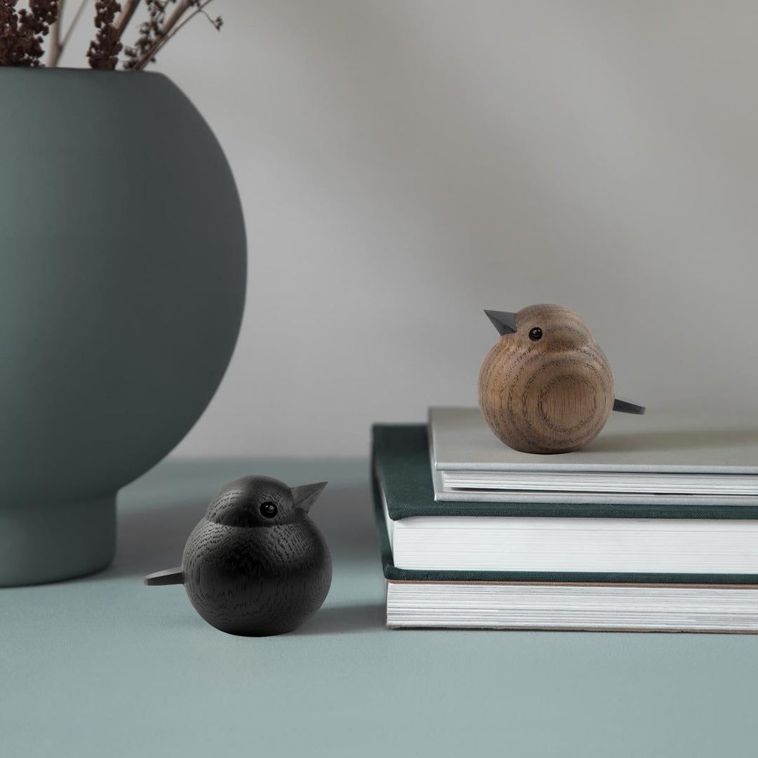 Novoform Mini Sparrow Dekofigur | Eiche gebeizt