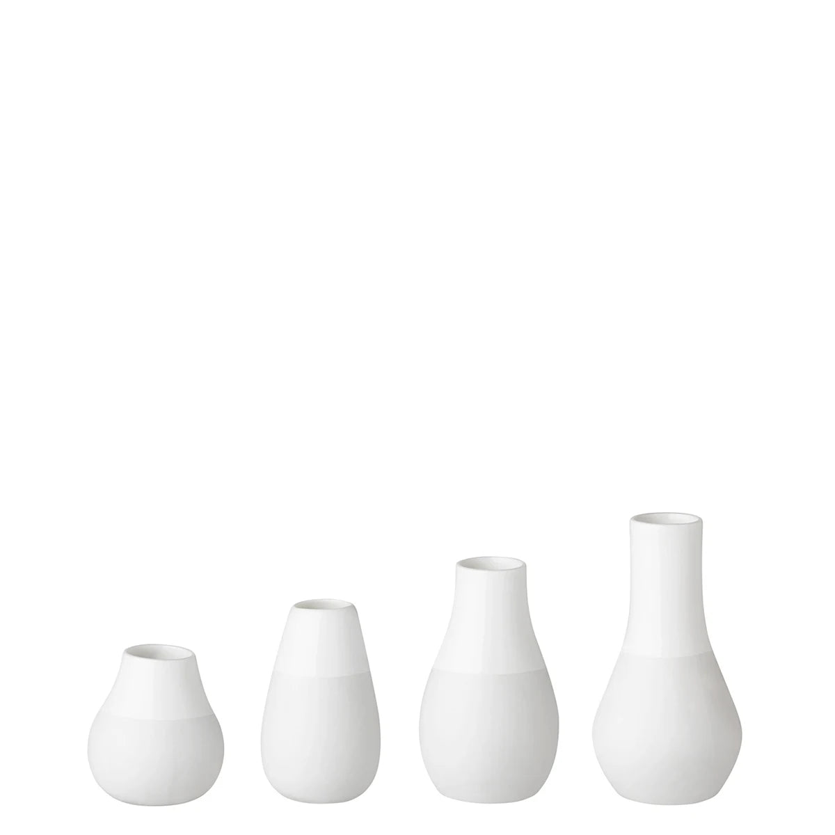 Räder Minivasen Set weiß Zuhause