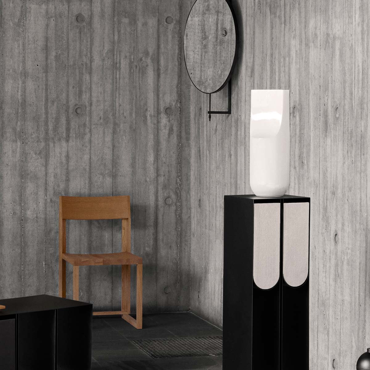 Serif Vase weiß Kristina Dam