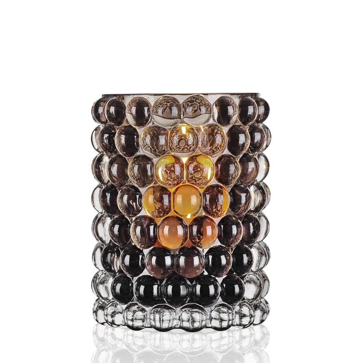 Skogsberg&amp;Smart Windlicht Vase Boule Smokey Grey | Tobacco