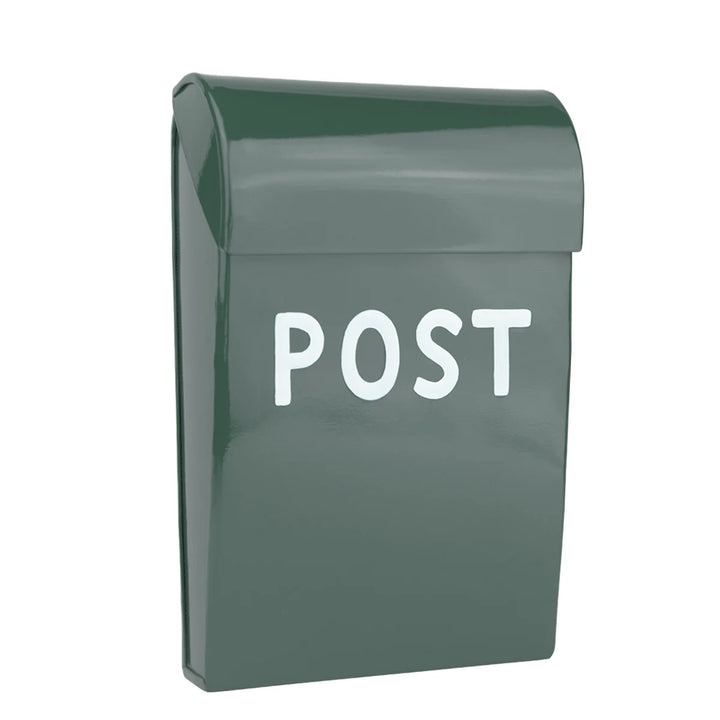 Spielhaus Briefkasten Metall dunkelgrün