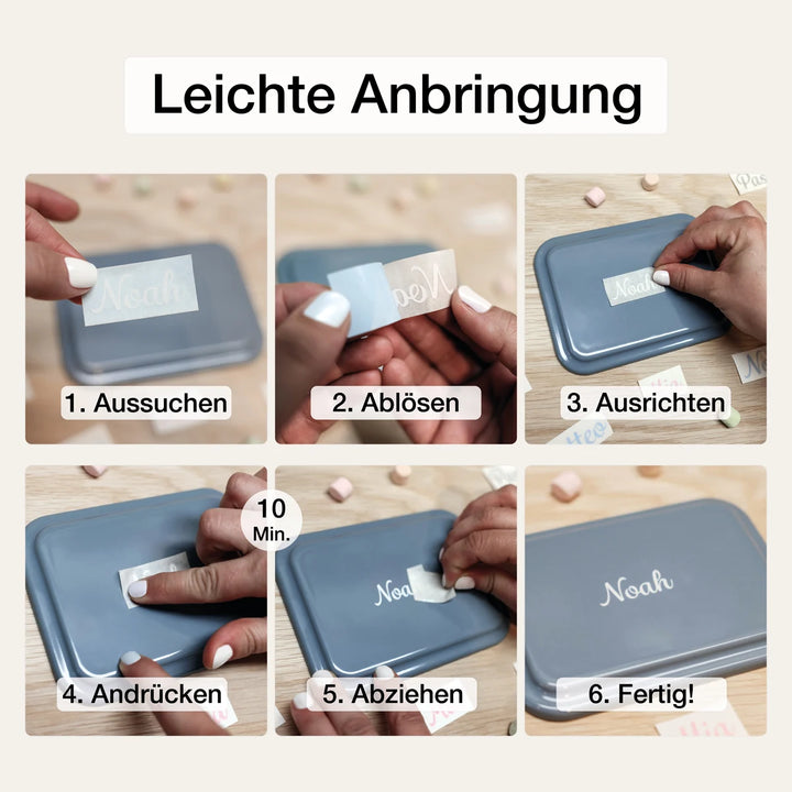 Namenssticker für Kinder-Briefkasten/Briefkasten