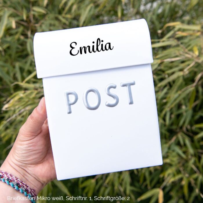 Mini Briefkasten mit Name