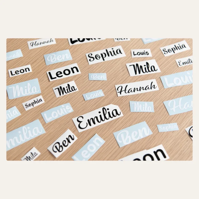 Namenssticker für Kinder-Briefkasten/Briefkasten – Bild 9